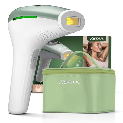 Xsoul IPL Laser Hair Removal, Painless Hair Remover for Women & Men, Ideal for Armpits, Legs, Face & Bikini, At-Home Long-Lasting Hair Reduction