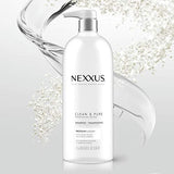 Nexxus Clean and Pure Clarifying Shampoo, With ProteinFusion, Nourished Hair Care Silicone, Dye And Paraben Free 33.8 oz