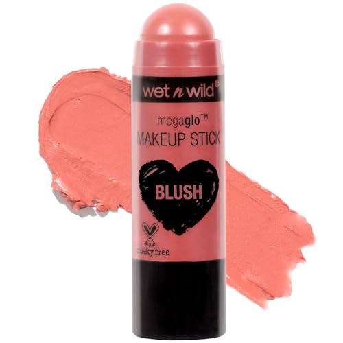 wet n wild MegaGlo Makeup Stick, Buildable Color, Versatile Use, Cruelty-Free & Vegan - Floral Majority