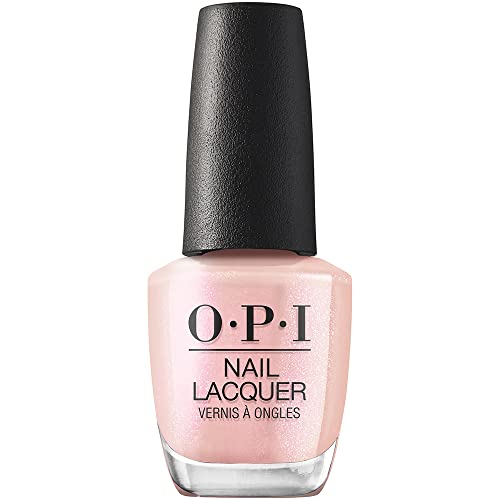 OPI Nail Lacquer Nail Polish | Sheer Light Nude Shimmer Chip Resistant Nail Polish | Vegan, Fast Drying, Streak Free