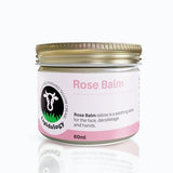 Rose Tallow Balm - Natural Face and Body Moisturizer for Soft, Smooth, Hydrated Skin - Made with Certified Organic Grass-Fed/Finished Canadian Beef Tallow, Rosehip Oil and Rose Absolute Essential Oil