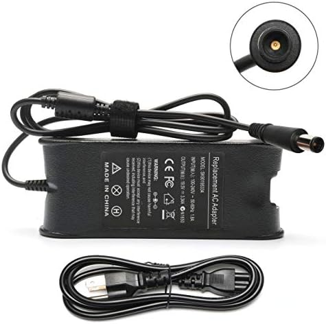 19.5V 3.34A 65W AC Adapter Laptop Charger Replacement for Dell Latitude 3190 3189 5400 5480 5490 7490 E5500 E5470 E6430 E6500 E6530 Chromebook 11 3120 3180 3189 Series