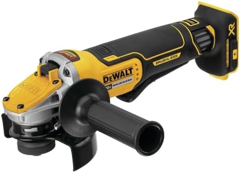 DEWALT 20V MAX* XR BRUSHLESS 4-1/2-5 IN. SMALL AGLE GRINDER WITH POWER DETECT™ TOOL TECHNOLOGY (TOOL ONLY) (DCG415B)