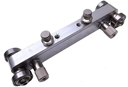 Jiayouy Adjustable Guitar Nut & Bridge Sander Luthier Tool for Electric Acoustic Guitar Bass Silver