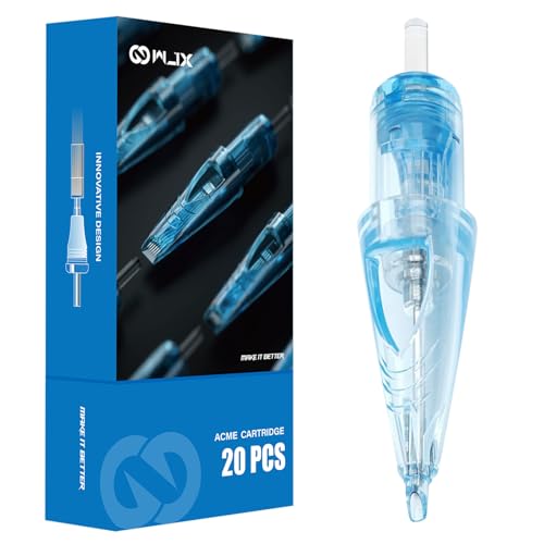 WJX Tattoo Cartridges 20Pcs Disposable Needles Round Liner 0801RL