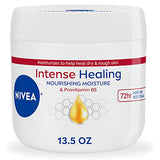 Nivea Intense Healing Cream, Moisturizing Body Cream for Dry Skin, 13.5 oz jar