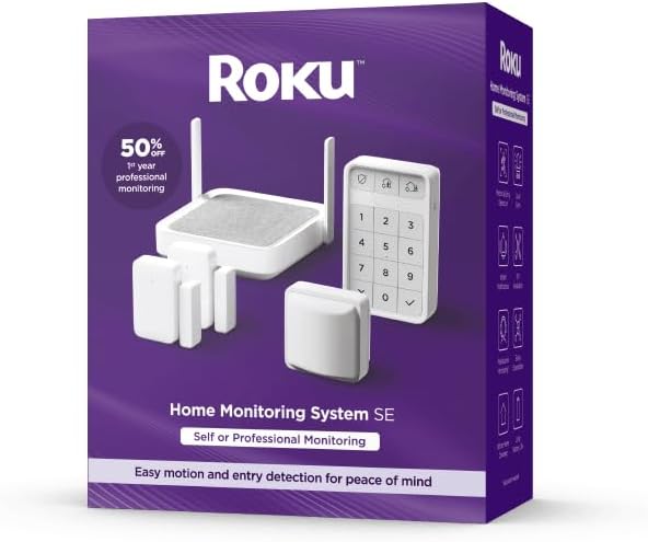 Roku Home Monitoring System SE, White, SS1000R