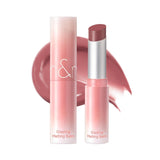 rom&nd Glasting Melting Balm 3.5g (7Colors), Glossy, Plumping Lips, Moisture, Translucent, Water Bomb, High Pigmented, Vegan (12 VEILED ROSE)