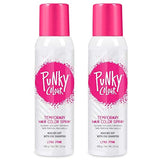 Punky Temporary Hair Color Spray, Lynx Pink, Non-Damaging Hair Dye, Instant Vivid Hair Color, 3.5 oz 2-Pack