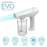 GAMMA+ Evo Nano Mister Cordless Portable Water Sprayer, Disinfect Mist, USB-C Rechargeable for Barber, Salon, Home Use, White