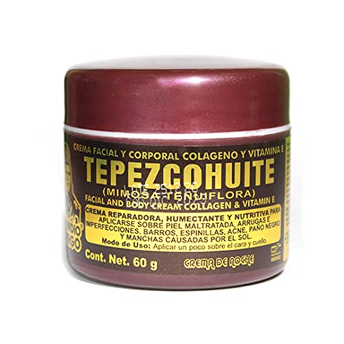 Facial Night Cream - Hydrates Skin - With Tepezcohuite from Mexico