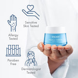 Vichy Aqualia Thermal Rich Face Cream Moisturizer for Dry and Extra-Dry Skin, Facial Moisturizer with Hydrating Natural Origin Hyaluronic Acid, Soothe and Moisturize, Paraben-Free