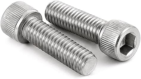 M8-1.25 x 30mm Socket Head Cap Screws Bolts, Allen Socket Drive, Stainless Steel 18-8 (304), Full Thread, Bright Finish, Machine Thread, 20 PCS
