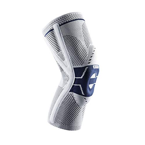 Bauerfeind - GenuTrain P3 - Patella Knee Support - For Misalignment of the Kneecap - Right Knee - Size 3 - Color Titanium