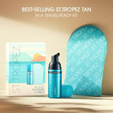 St.Tropez Self Tan Express Mini Kit, Travel-Sized Bronzing Mousse & Tanning Applicator Mitt, Vegan-Friendly Tanner, Even & Natural Self Tan