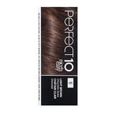 Clairol Nice'n Easy Perfect 10 Permanent Hair Dye, 6 Light Brown Hair Color, Pack of 2