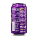 POPPI Sparkling Prebiotic Soda, Beverages w/Apple Cider Vinegar, Seltzer Water & Fruit Juice, Grape, 12oz (12 Pack) (Packaging May Vary)