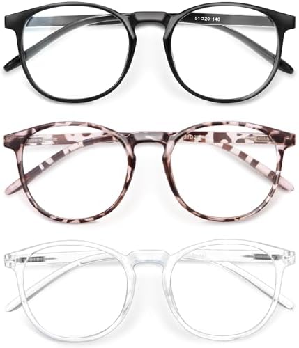 IBOANN Iconic Blue Light Glasses for Woman - Computer Glasses 99% Blue Light Blocking - Anti Eyestrain & UV Glare Protection
