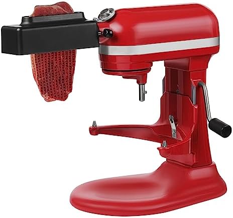 Meat Tenderizer Attachment Compatible with All KitchenAid and Cuisinart Stand Mixers, Meat Tenderizer with Stainless Steel Gears, Tenderize Meat More Smoothly and Cooking Effortless, Black
