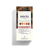 PHYTO Phytocolor Permanent Hair Color, 5.3 Light Golden Brown, with Botanical Pigments, 100% Grey Hair Coverage, Ammonia-free, PPD-free, Resorcin-free, 0.42 oz.