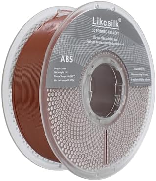 3D Printer Filament ABS Brown 1KG, Neatly & Strong 1.75mm Filament for 3D Printing, Accuracy +/- 0.02mm 1KG Spool(2.2lbs)