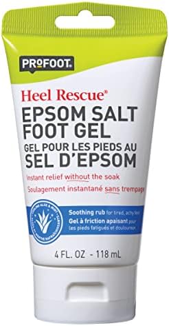 PROFOOT Epsom Salt Foot Gel, 4 Ounce, Soothing Relief for Painful, Tired, Aching Feet, Ditch the Foot Bath for Instant Relief