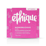 Ethique Wonderlicious Gift Pack for Oily to Balanced Hair - Shampoo & Conditioner Bundle - Plastic-Free, Vegan, Cruelty-Free, Eco-Friendly, 6 oz (Pack of 1)