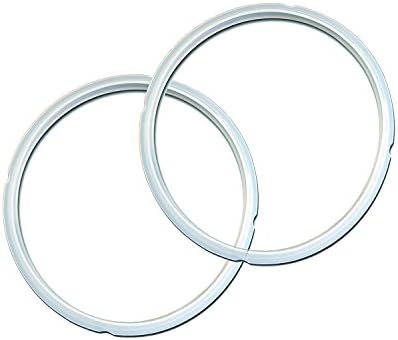 Instant Pot 2-Pack Sealing Ring 5 & 6-Qt, Inner Pot Seal Ring, Electric Pressure Cooker Accessories, Non-Toxic, BPA-Free, Replacement Parts, Clear