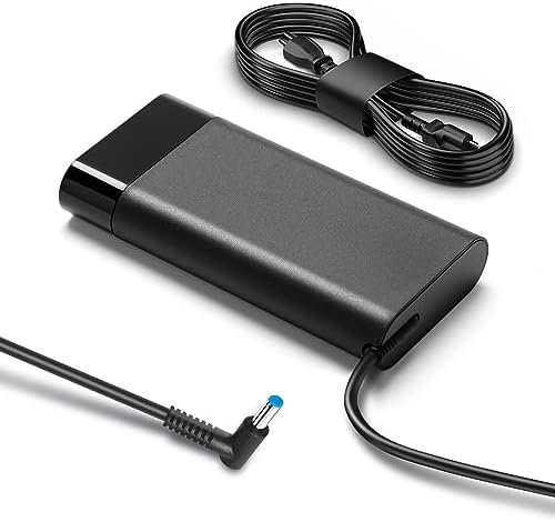 200W AC Charger for HP Omen 15 16 17 Inch Gaming Laptop 15-ax 15-ce 15-dc 15-ek 15-dh 15-en 16-c 16-b 16-wd 16-xd 17-an 17-cb 17-w 15-5000 15-5100 15-5200 TPN-CA03 TPN-DA10 ADP-200HB B Power Supply