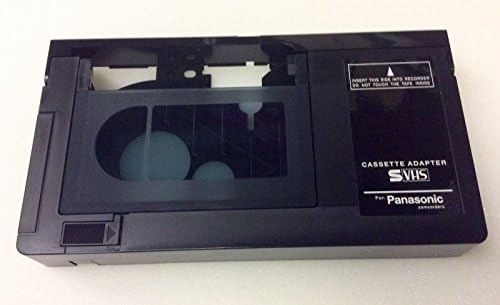 VHS-C to VHS Motorized Cassette Adapter - Tape Converter for Playback on Standard VHS Players. For JVC C-P7U CP6BKU C-P6U Panasonic PV-P1 VCA115 (Not Compatible with Hi8, 8mm, or Mini DV Tapes)