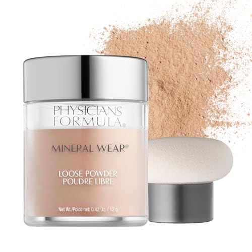 Physicians Formula Mineral Wear Talc-Free Loose Powder Creamy Natural, Dermatologist Tested, Clinically Tested