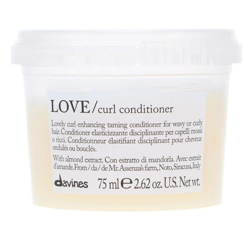 Davines LOVE Curl Conditioner, Enhance and Control Curly and Wavy Hair, Weightless Volume and Softness