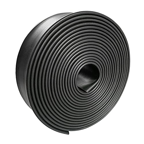 3:1 Ratio Heat Shrink Tubing Roll Adhesive Lined Industrial Marine Grade Dual Wall Heat Shrink Tube Waterproof and Sealed Black (3/4 inches(19.1 mm), 10 Feet)