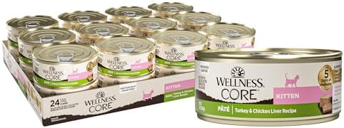 Wellness Core Grain Free Kitten Formula - 24X5.5 Oz