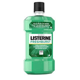 Listerine Freshburst Antiseptic Mouthwash for Bad Breath, Kills 99% of Germs That Cause Bad Breath & Fight Plaque & Gingivitis, ADA Accepted Mouthwash, Spearmint, 1 L, Pack of 2