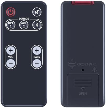 Replacement Remote Control Compatible for Polk Audio Video Soundbar Speaker System FR1 DSB1 D581 RE95201 E9520-1 Sound Bar Remote Controller