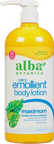 Alba Botanica Very Emollient Body Lotion, Maximum Dry Skin Formula, 32 Oz