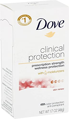 Dove Clinical Protection Antiperspirant & Deodorant, Skin Renew 1.7 oz (Pack of 3)