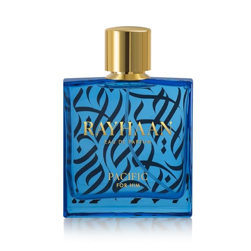 RAYHAAN Pacific for Men Eau de Parfum Spray, 3.4 Ounce