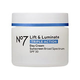 No7 Lift & Luminate Triple Action Day Cream - Anti-Aging Face Cream with SPF 30, Hyaluronic Acid & Vitamin C - Visibly Firms Skin for a Healthy Looking Radiance - Suitable for Sensitive Skin (50ml)