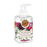 Michel Design Works Foaming Hand Soap 17.8oz, Sweet Floral Melody Scent and Design, Shea Butter and Aloe Vera Blend, Beautiful Square Container with Pump