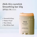 Abib Airy Sunstick Smoothing Bar SPF50 | Non-Sticky Matte Finish Sun Protection for Face and Body, Long-lasting Korean Sun Stick