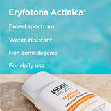 ISDIN Eryfotona Actinica Zinc Oxide and 100% Mineral Sunscreen Broad Spectrum SPF 50+, No White Cast, Suitable for Sensitive Skin, 3.4 Fl Oz