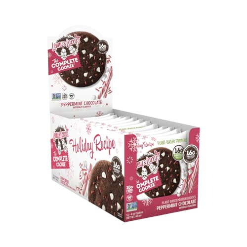 LENNY & LARRYS Peppermint Chocolate Complete Cookie 4 OZ (Pack of 12)