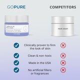 GOPURE Neck Firming Cream - Anti-Aging Neck Cream for Tightening and Wrinkles for an Even Skin Tone and Neck Lift - With Pro-Active Repair Firming Complex, 1.7 oz