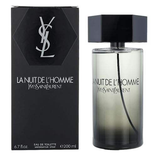 Yves Saint Laurent L'Homme La Nuit De Eau De Toilette Spray for Men, 6.7 Ounce