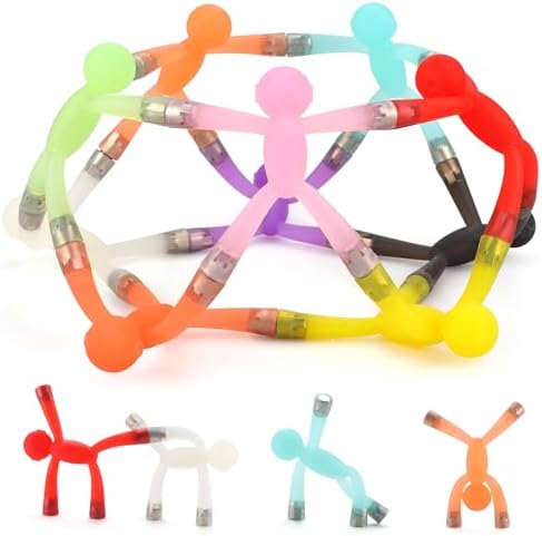 Boxgear Magnet Men – 10-Piece Magnetic Travel Toys: Magnetic Kids Toys, Road Trip Toys for 1-3 | Easter Basket Stuffers for Kids