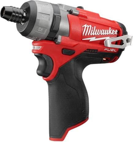 MILWAUKEE'S Cordless Screwdriver, 12V, 1/4 In., Red (2402-20)