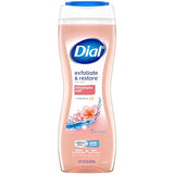 Dial Body Wash, Exfoliate & Restore Himalayan Salt, 16 fl oz, Pack of 6