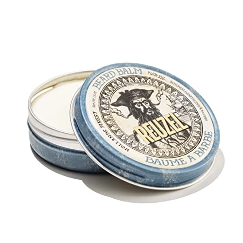 Reuzel Wood and Spice Beard Balm - All-In-One Treatment for a Fresh, Polished Beard - Conditioning, Sculpting, and Shaping Moisturizer with Shea Butter and Argan Oil - Woody Spice Fragrance